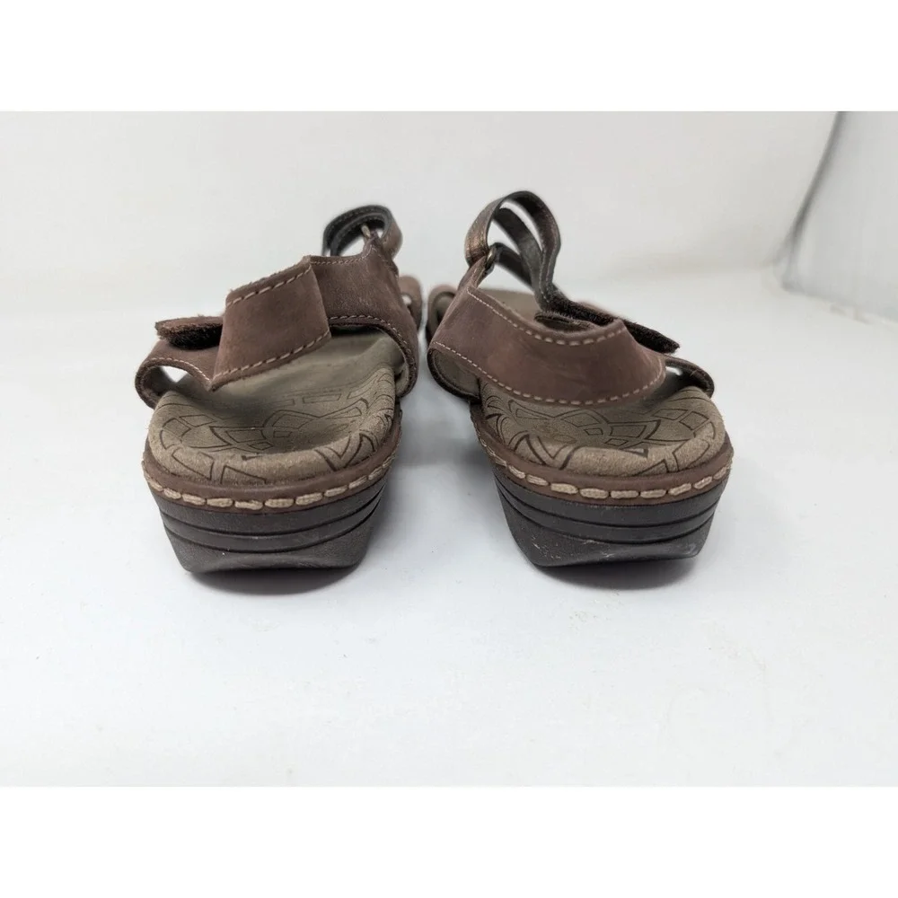 TAOS Answer Sandals Womens Size US‎ 7 EU 38 Brown Leather Comfort Ankle Strap
